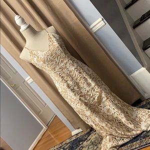 Revolve NBD Brielle Dress Lace Flare Prom Evening